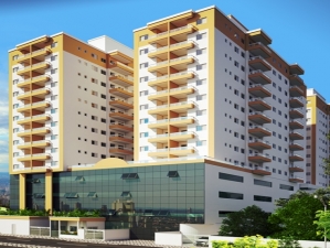 Apartamento em Praia Grande - Boqueirão
